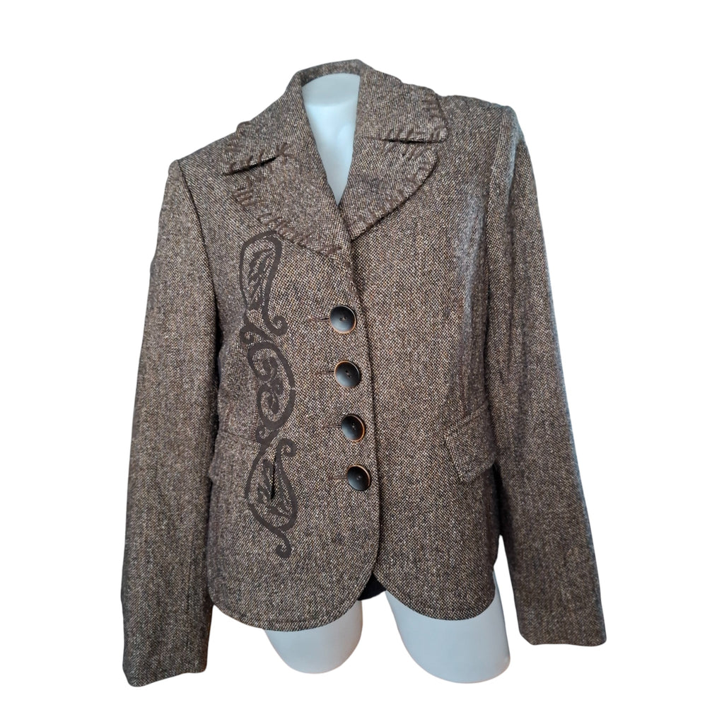 Sako elegante vintage me dizajn unik