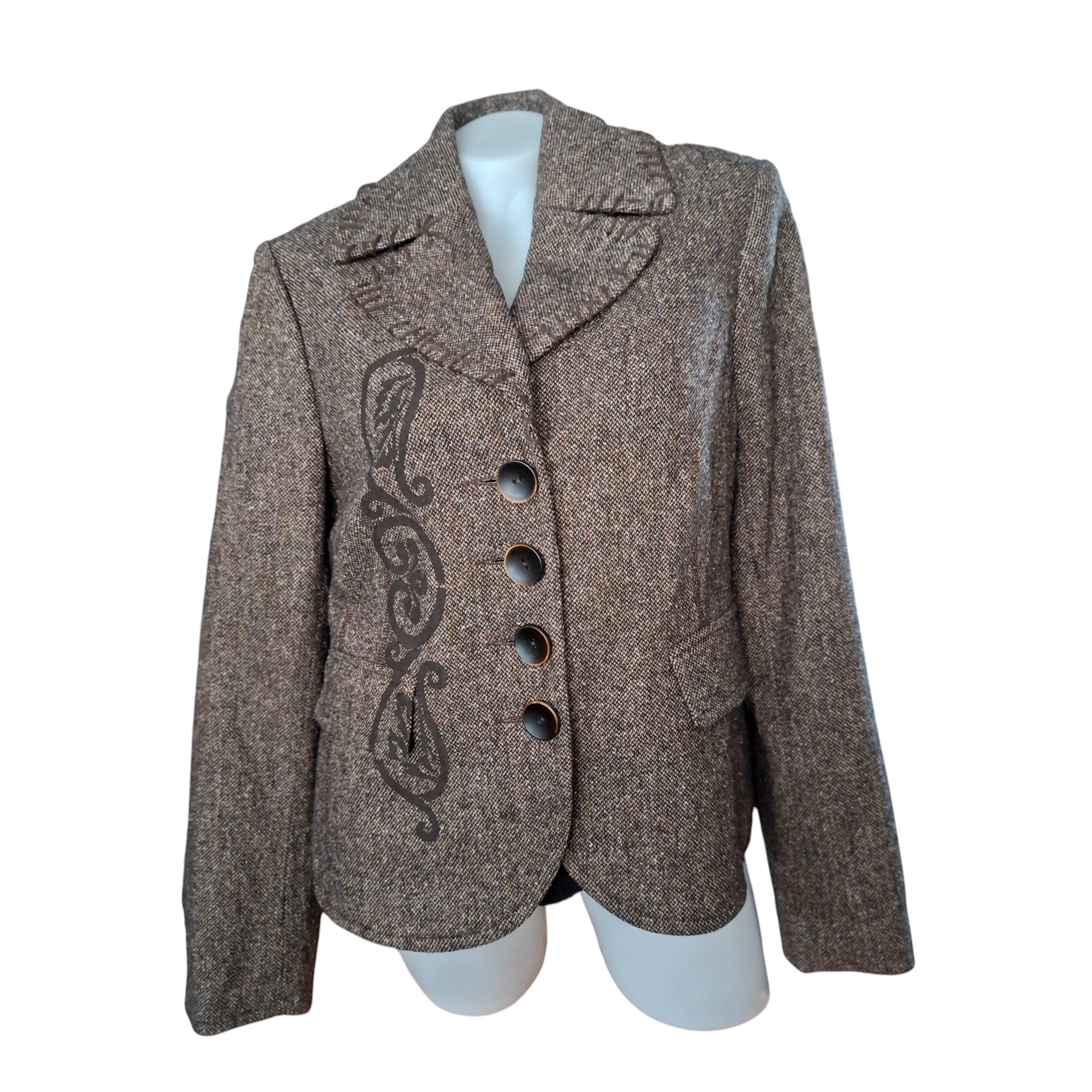 Sako elegante vintage me dizajn unik