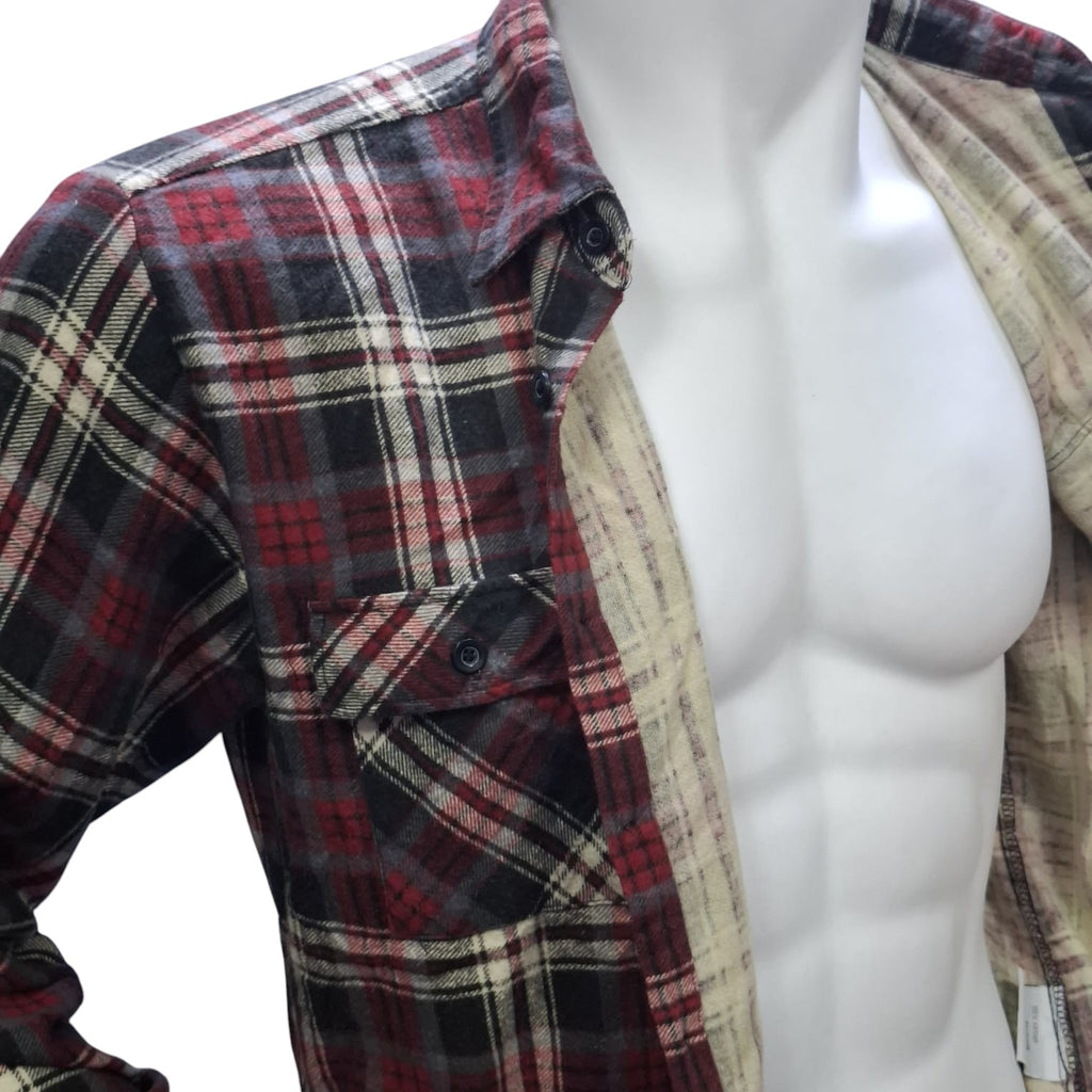 Këmishë Flanelle për Meshkuj – 100% Pambuk