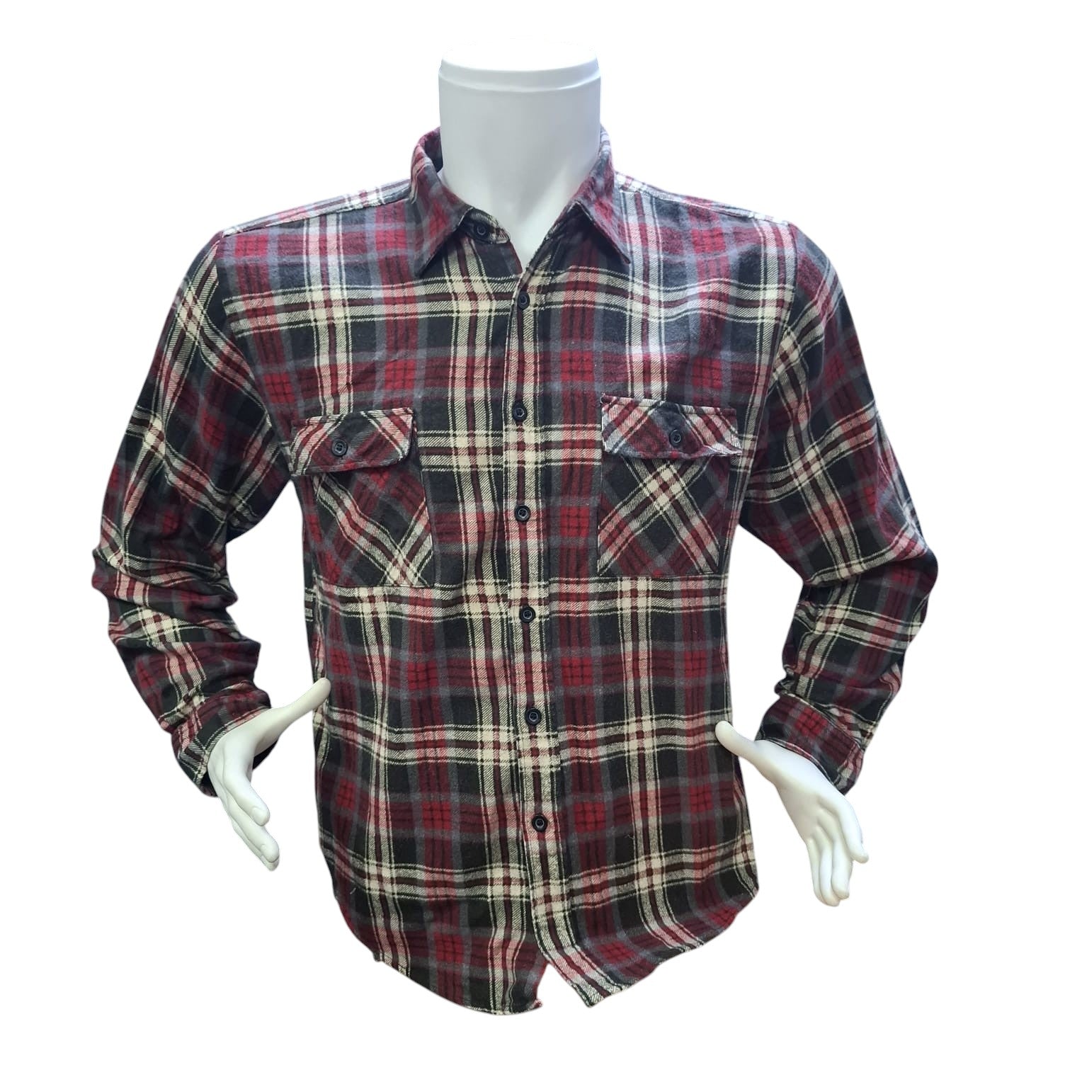 Këmishë Flanelle për Meshkuj – 100% Pambuk