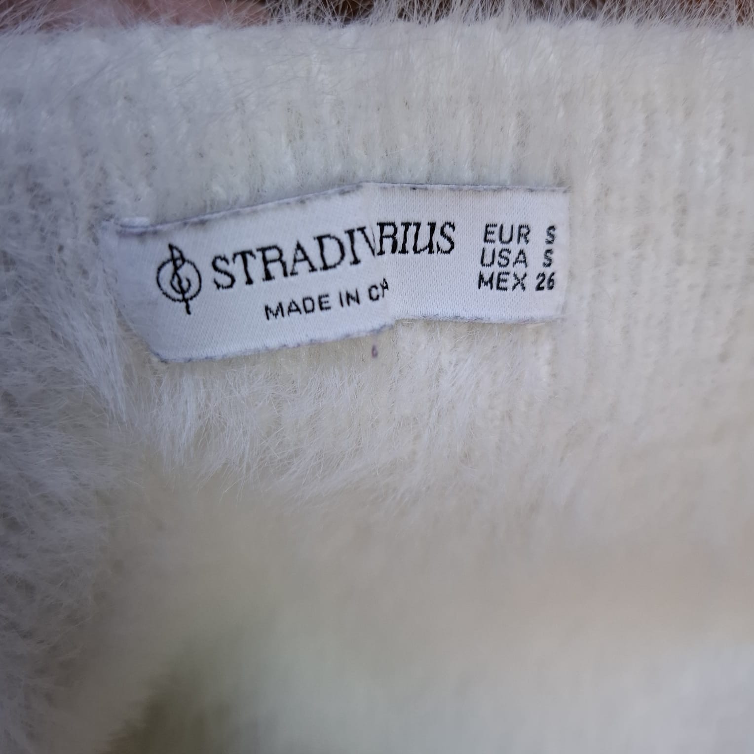 Bluzë e bardhë me push Stradivarius - S